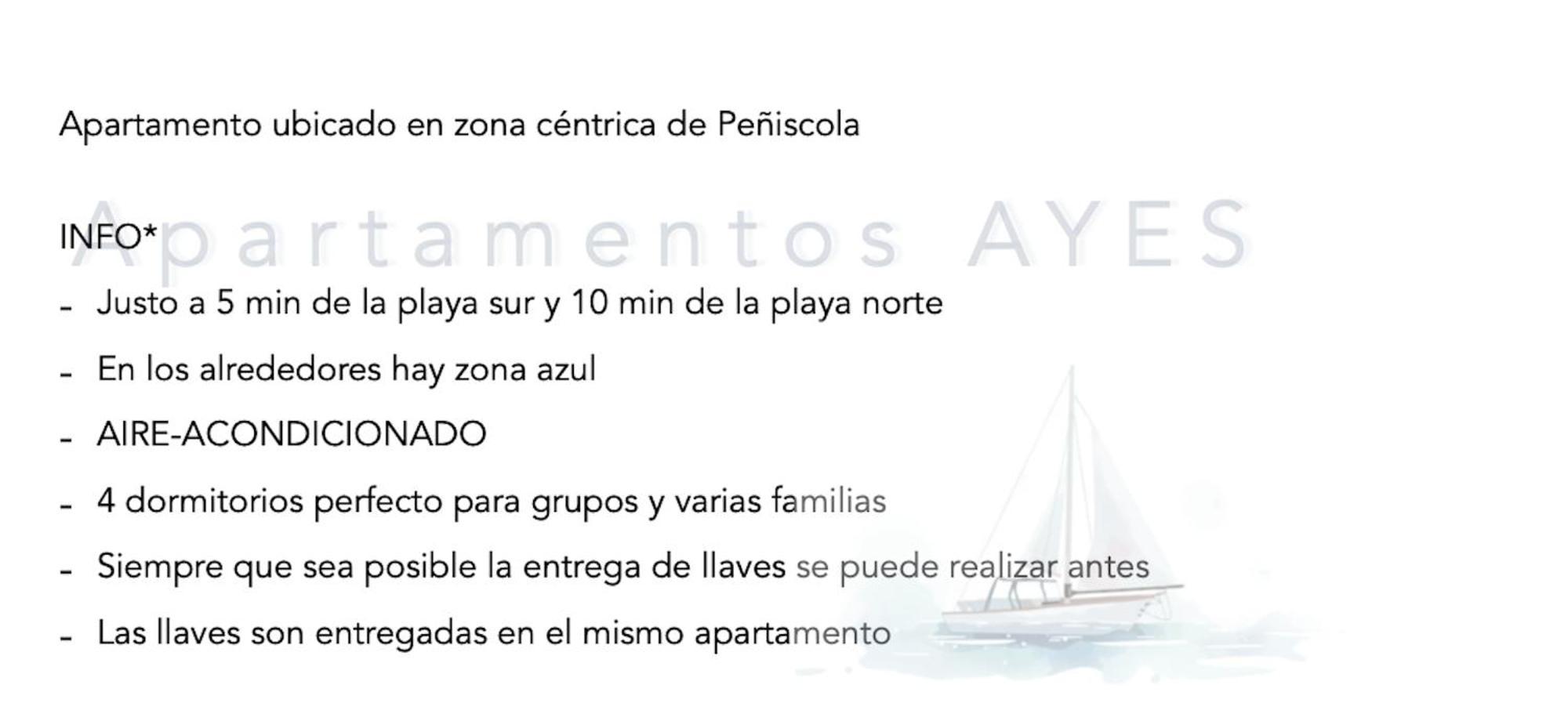 Apartamento 2º Planta 4 Dormitorios Peñíscola Kültér fotó